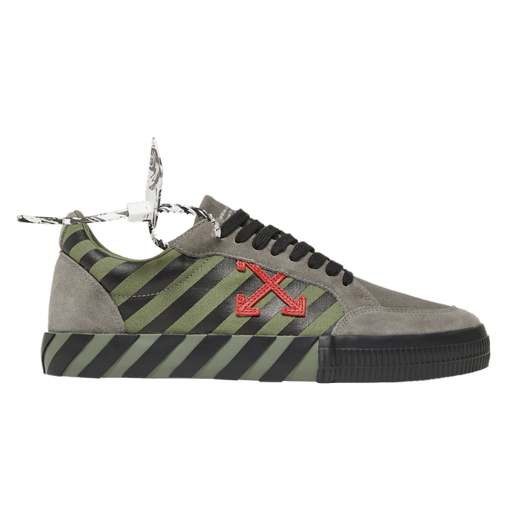 Off-White Vulc Sneaker Low 'Khaki Red' — Khaki/Red