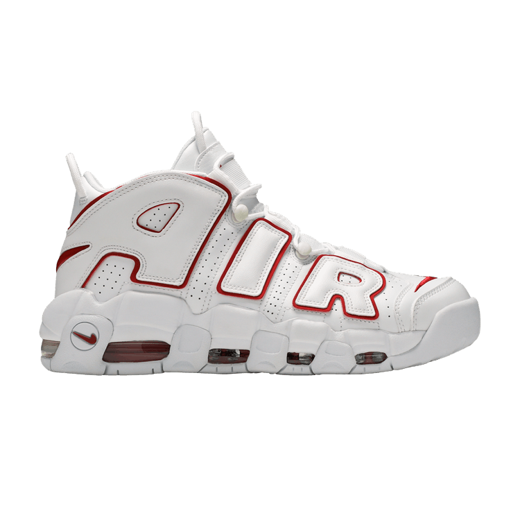 Nike Air More Uptempo 'White Varsity Red' 2021 — White/Varsity Red/White