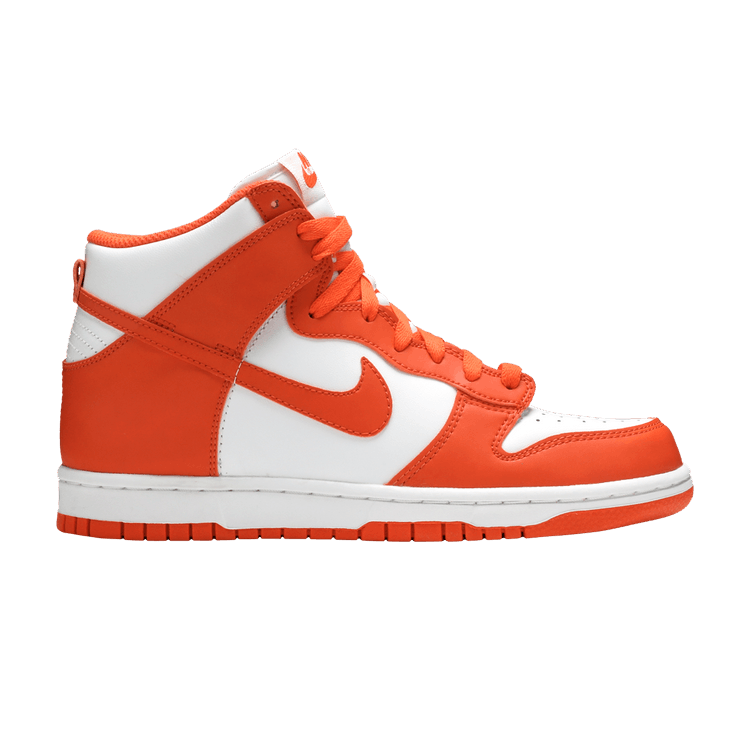 Nike Dunk High SP GS 'Syracuse' 2021 — White/White/Orange Blaze