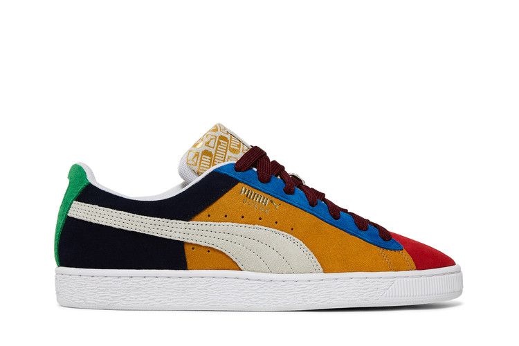 Puma Suede Classix 'High Risk Red Multi' — High Risk Red/Honey Mustard/Green/Royal