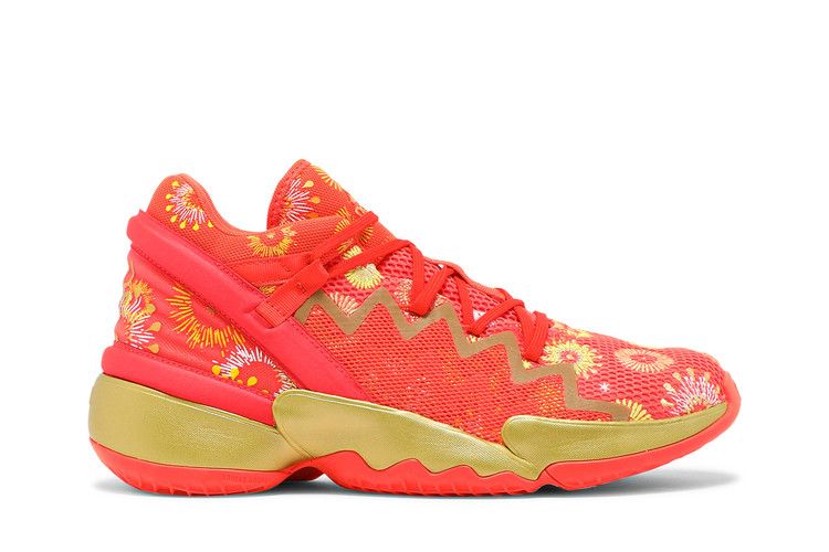 Adidas D.O.N. Issue #2 'Explosives' — Solar Red/Gold Metallic/Solar Yellow