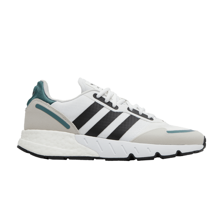 Adidas ZX 2K Boost 'White Hazy Emerald' — Cloud White/Core Black/Hazy Emerald