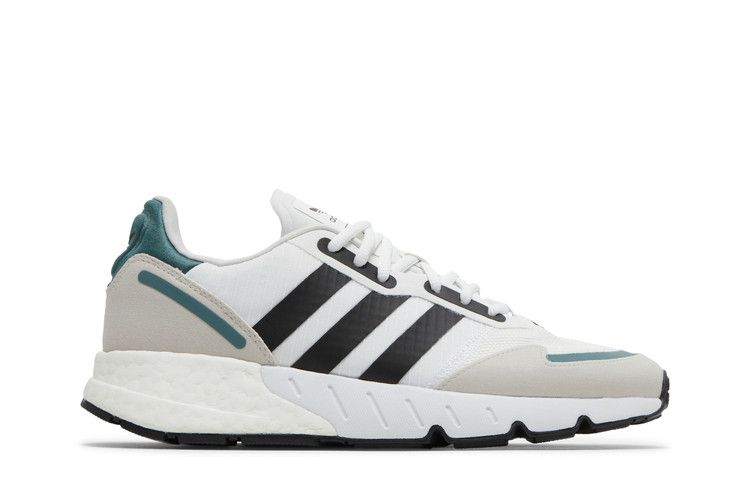 Adidas ZX 2K Boost 'White Hazy Emerald' — Cloud White/Core Black/Hazy Emerald