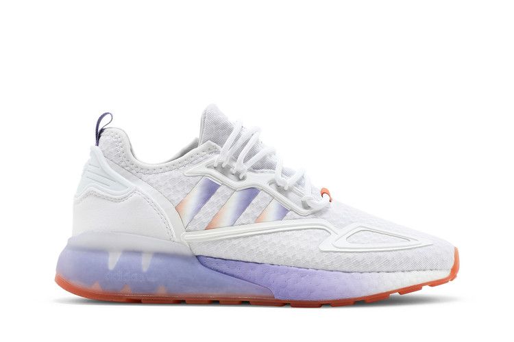 Adidas Wmns ZX 2K Boost 'Gradient Purple' — Cloud White/Light Purple/Hazy Copper