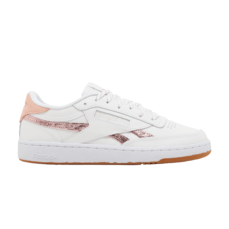 Reebok Wmns Club C 85 'White Blush Metal' — White/Blush Metal/Morning Fog