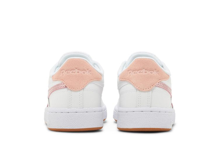 Reebok Wmns Club C 85 'White Blush Metal' — White/Blush Metal/Morning Fog