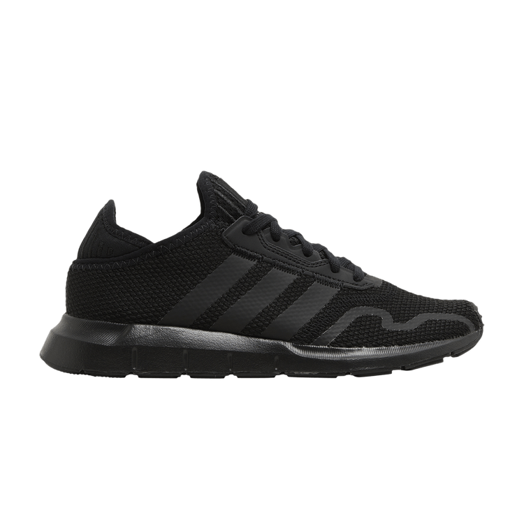adidas Swift Run X J 'Triple Black' — Core Black/Core Black/Core Black
