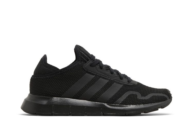 adidas Swift Run X J 'Triple Black' — Core Black/Core Black/Core Black