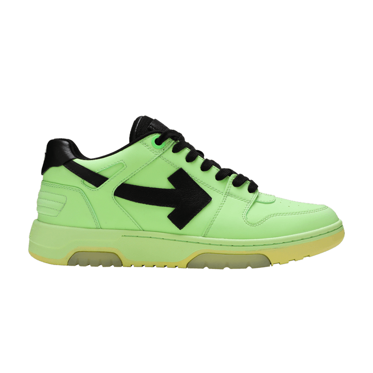 Off-White Out of Office Low 'Fluo Green' — Fluo Green/Black