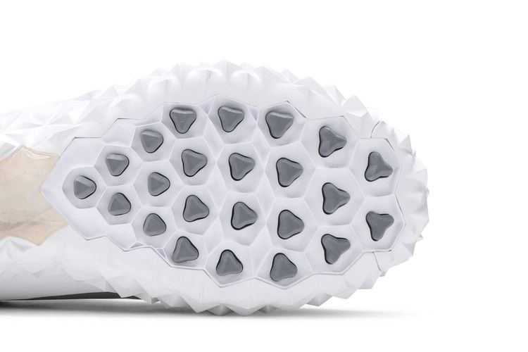 Nike Alpha Huarache 6 Elite Turf LAX 'Cool Grey' — White/White/Cool Grey (6)