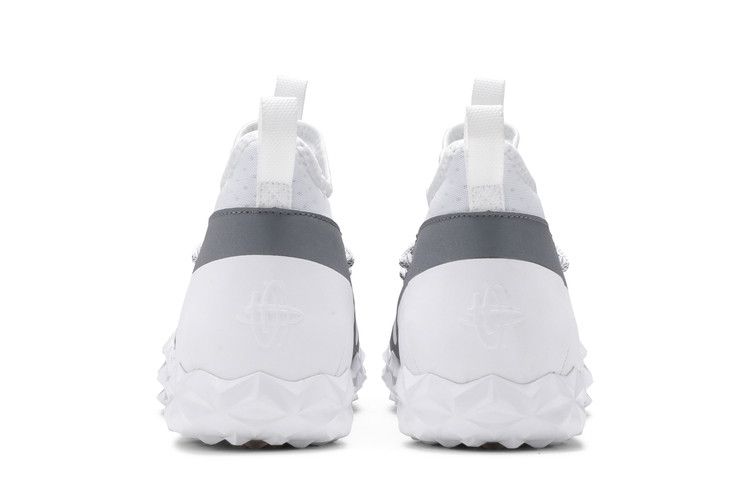 Nike Alpha Huarache 6 Elite Turf LAX 'Cool Grey' — White/White/Cool Grey (7)