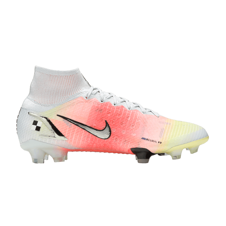 Nike Mercurial Dream Speed Superfly 8 Elite FG 'Bright Mango' — Pure Platinum/Bright Mango/Metallic Silver