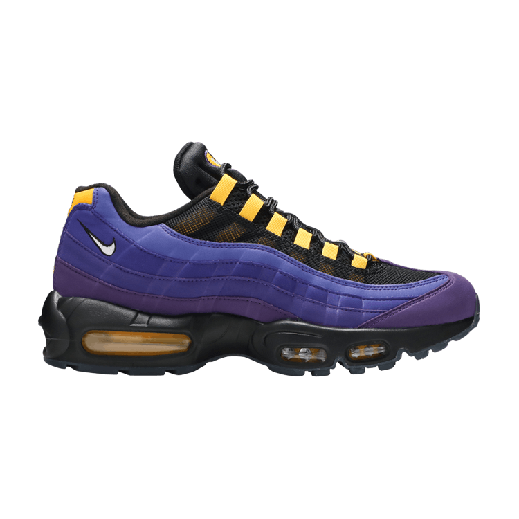 LeBron James x Nike Air Max 95 NRG 'Home Team' — Black/White/Amarillo/Court Purple