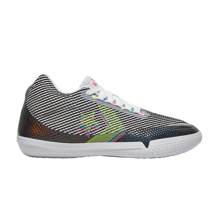 Converse All Star BB Evo 'Iridescent' — White/Black/Volt