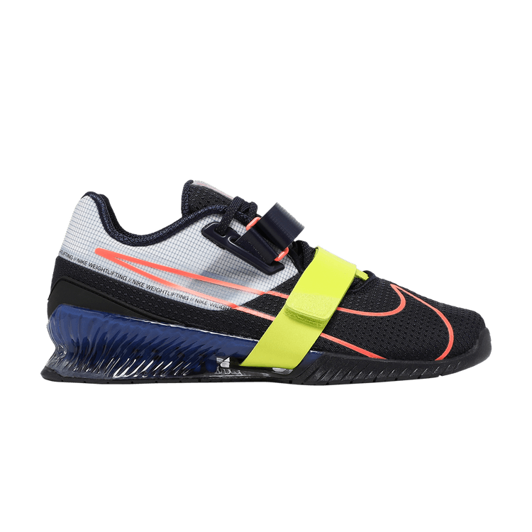 Nike Romaleos 4 'Blackened Blue Cyber' — Blackened Blue/Deep Royal Blue/Cyber/Bright Mango