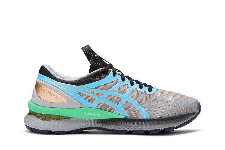 Kiko Kostadinov x ASICS Wmns FN1-S Gel Nimbus 22 'Stone Grey Blue' — Stone Grey/Pure Gold