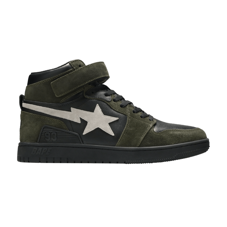BAPE Block Sta High 'Dark Grey' — Dark Grey/Light Grey