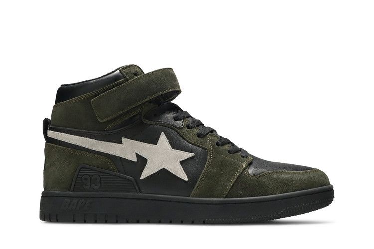 BAPE Block Sta High 'Dark Grey' — Dark Grey/Light Grey