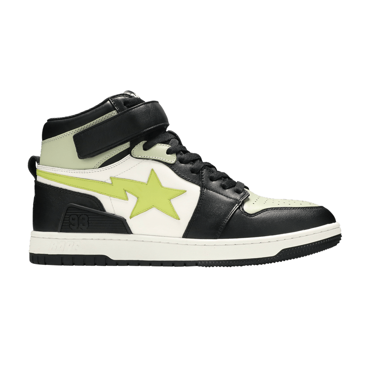 BAPE Block Sta High 'Black Lime' — Black/Lime