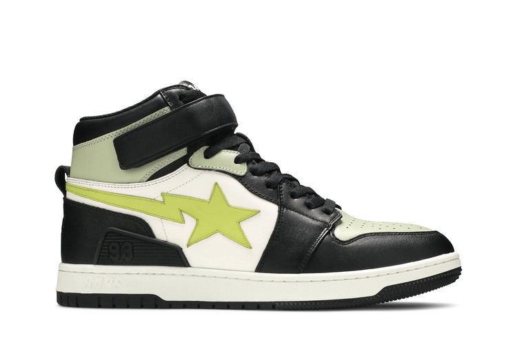 BAPE Block Sta High 'Black Lime' — Black/Lime