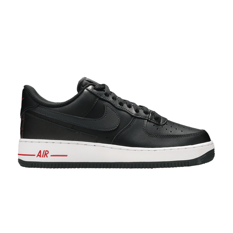 Nike Air Force 1 Low 'Technical Stitch - Bred' — Black/Red/White