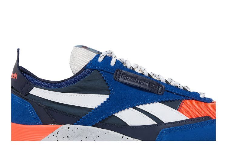 Reebok Classic Leather Legacy 'Collegiate Royal Orange Speckle' — Collegiate Royal/Orange Flare/Brave Blue