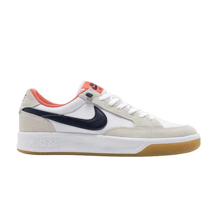 Nike Adversary Premium SB 'Turf Orange Gum Light Brown' — White/Turf Orange/Gum Light Brown/Midnight Navy