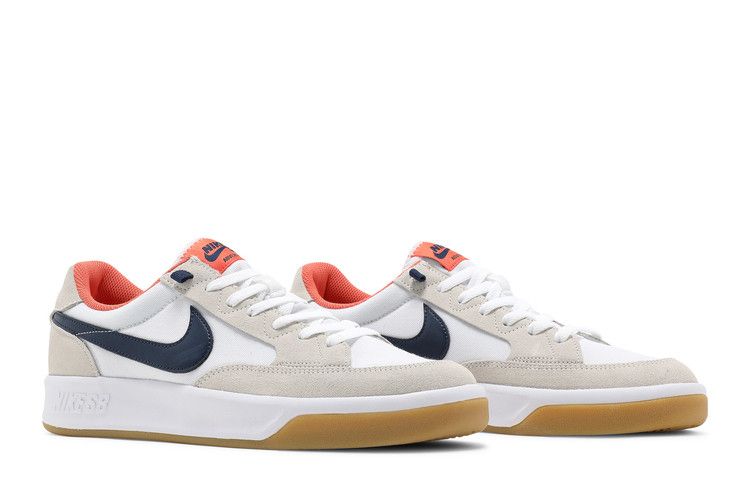 Nike Adversary Premium SB 'Turf Orange Gum Light Brown' — White/Turf Orange/Gum Light Brown/Midnight Navy