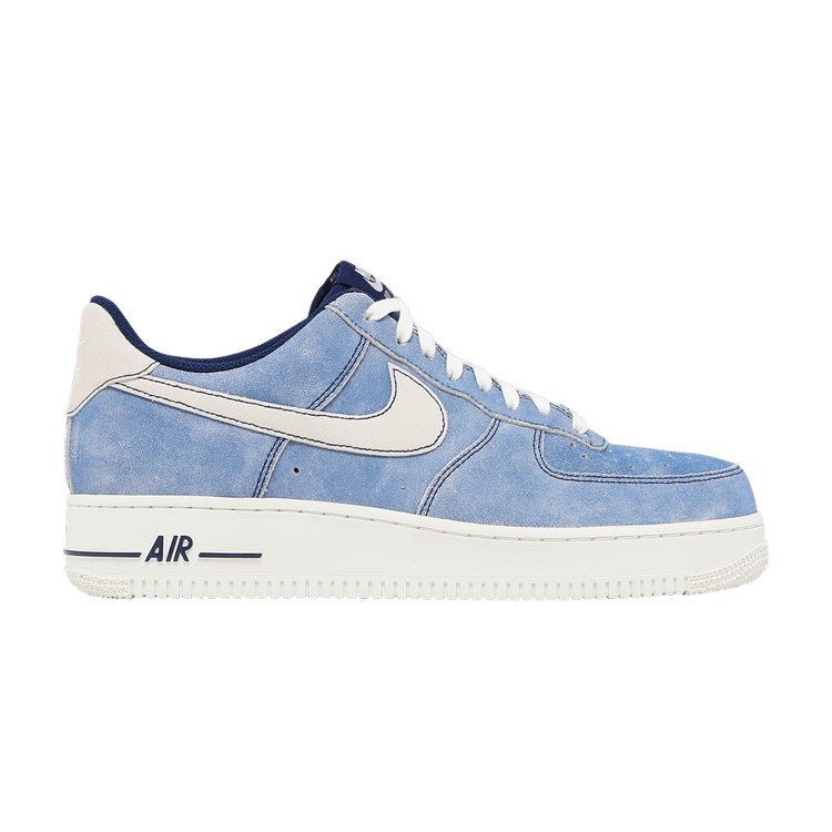 Nike Air Force 1 '07 LV8 'Dusty Blue' — Blue Void/Sail
