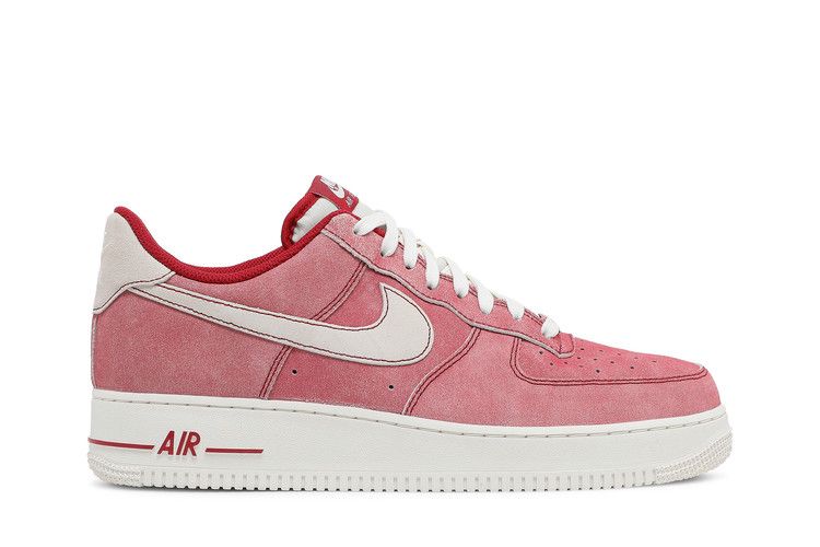 Nike Air Force 1 '07 LV8 'Dusty Red' — Gym Red/Sail (2)