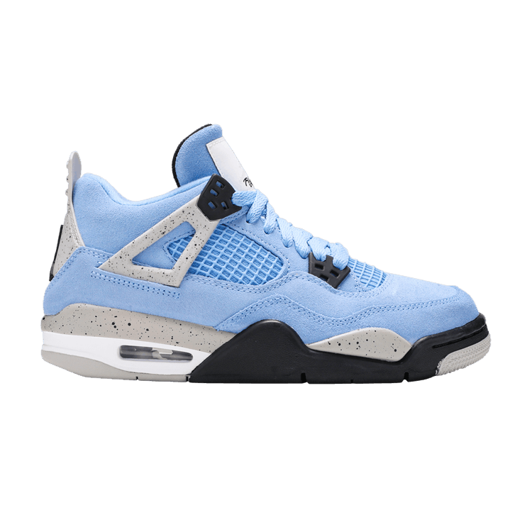 Air Jordan 4 Retro GS 'University Blue' — University Blue/Tech Grey/White/Black
