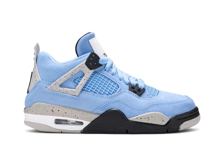 Air Jordan 4 Retro GS 'University Blue' — University Blue/Tech Grey/White/Black