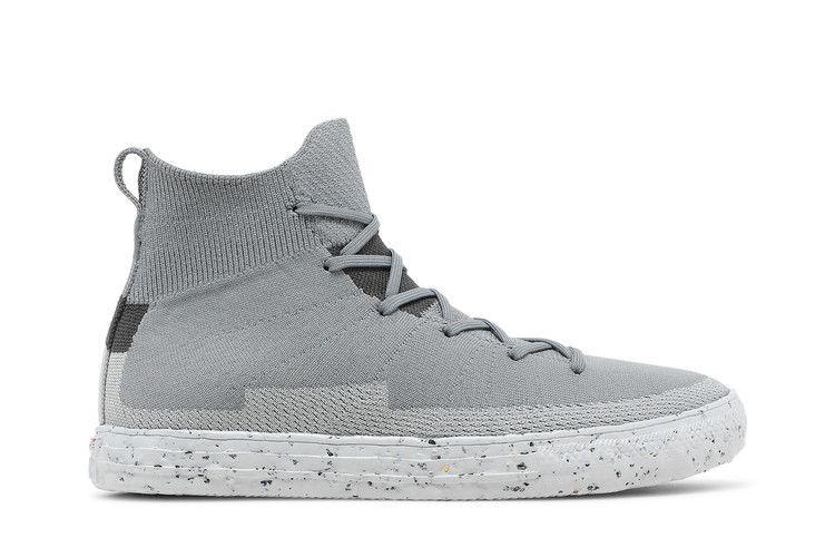 Converse Chuck Taylor All Star Crater Knit High 'Limestone Grey' — Limestone Grey/Storm Wind