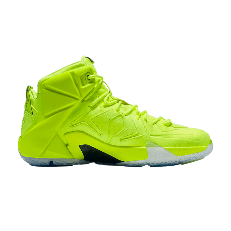 Nike LeBron 12 EXT 'Tennis Ball' — Volt/Volt-White-Black