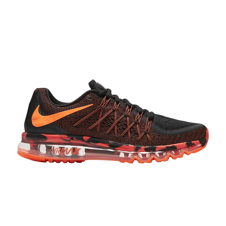 Nike Air Max 2015 Premium — Black/Total Orange