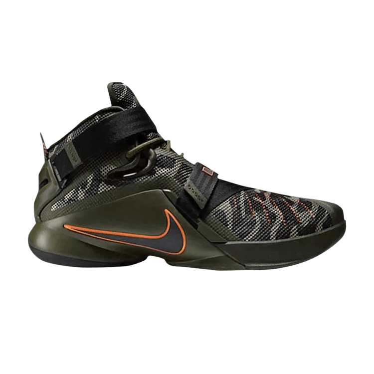 Nike LeBron Soldier 9 Premium 'Camo' Sample — Cargo Khaki/Sequoia Bamboo/Black