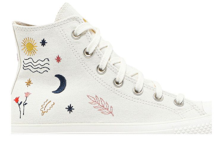 Converse Wmns Chuck Taylor All Star Platform High 'It's Okay To Wander - Egret' — Egret/Vintage White/Black