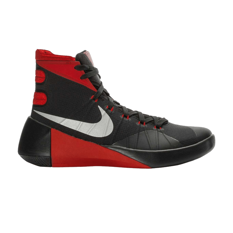 Nike Hyperdunk 2015 — Black/Metallic Silver-University Red