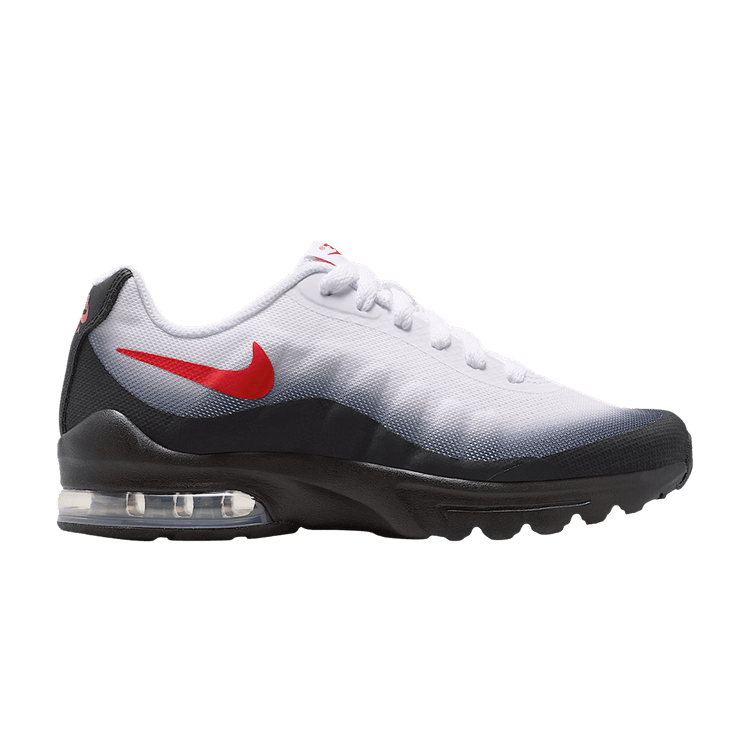 Nike Air Max Invigor GS 'Obsidian' — Obsidian/White/Black/Challenge Red