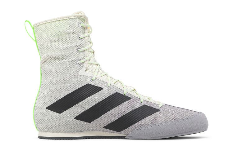Adidas Box Hog 3 'Chalk White Grey' — Chalk White/Grey Six/Signal Green