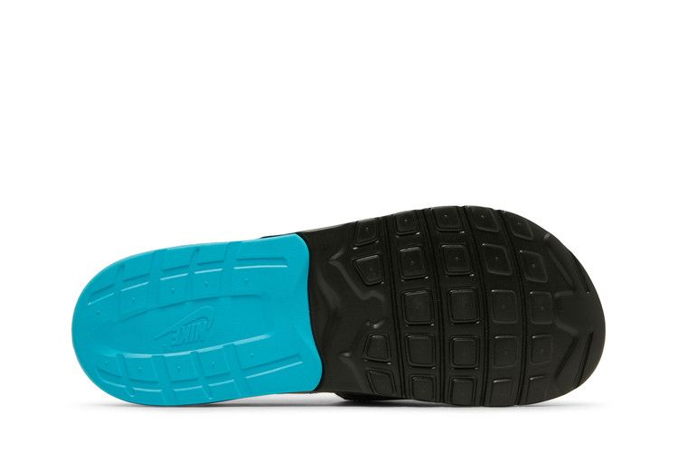 Nike Air Max Camden Slide 'Black Chlorine Blue' — Black/Chlorine Blue/Iron Grey