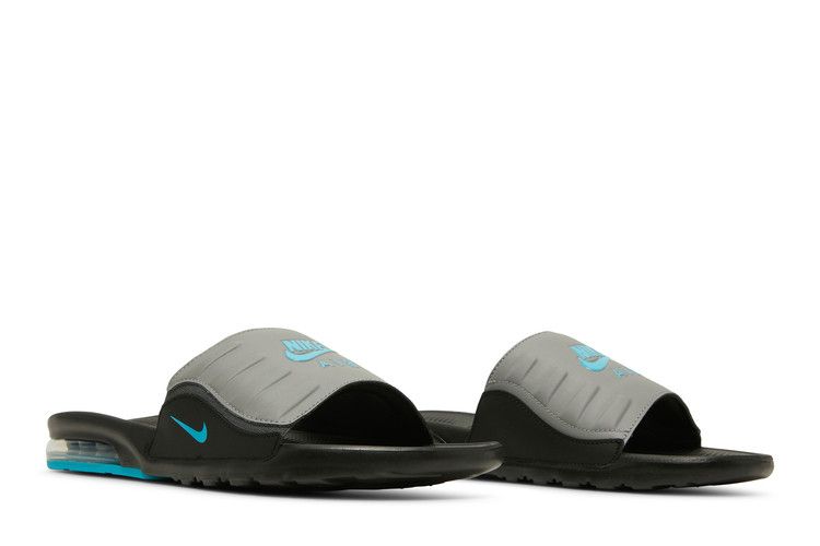 Nike Air Max Camden Slide 'Black Chlorine Blue' — Black/Chlorine Blue/Iron Grey