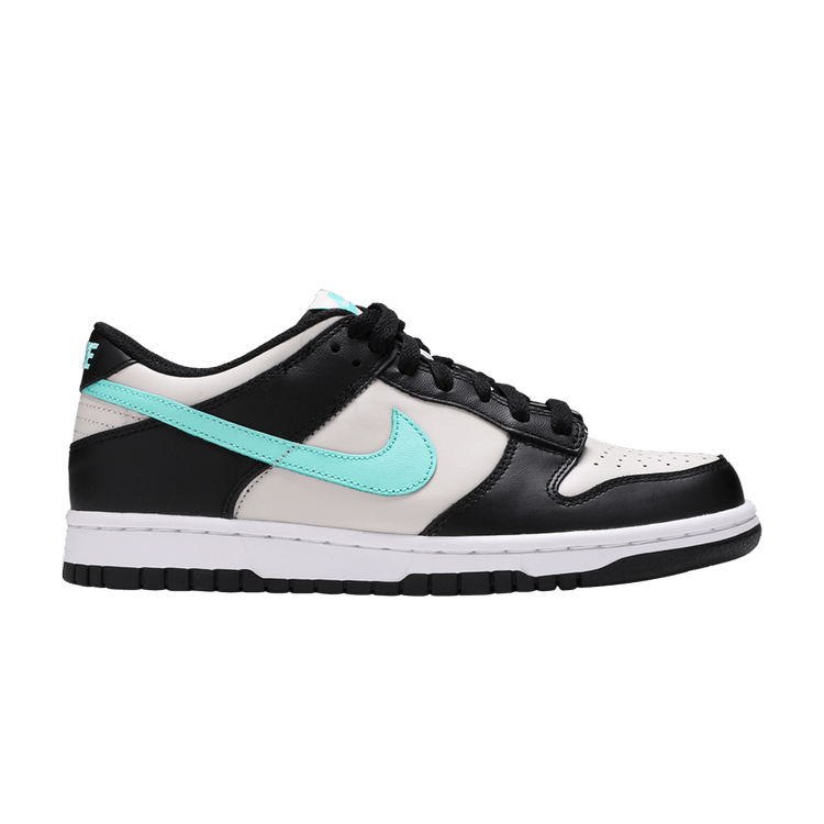 Nike Dunk Low GS 'Tiffany' — Light Smoke Grey/Black/Tiffany Blue