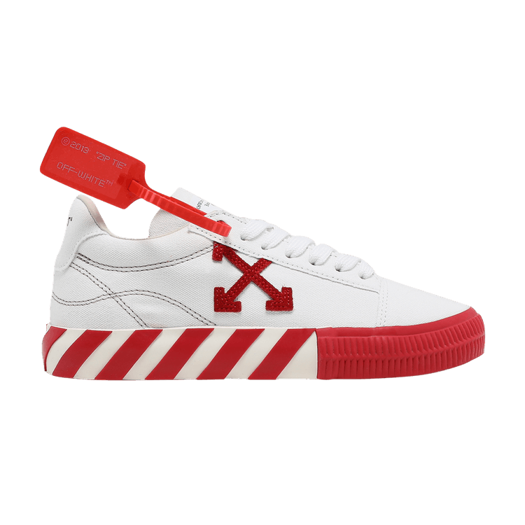 Off-White Wmns Vulc Sneaker 'White Red' — White/Red