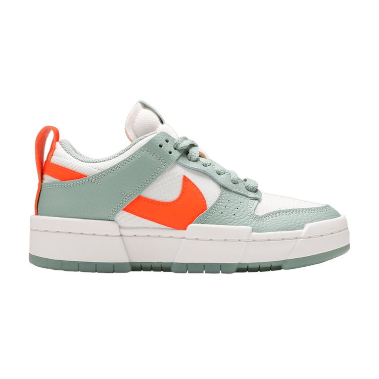 Nike Wmns Dunk Low Disrupt 'Sea Glass Crimson' — Sea Glass/Hyper Crimson/Steam/Sail