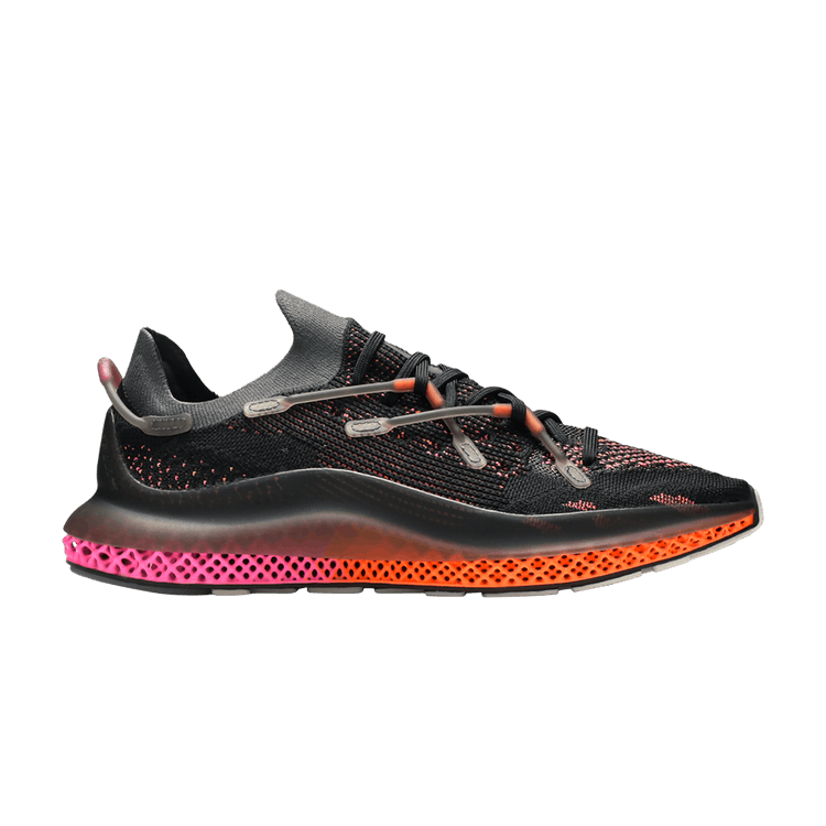 adidas 4D Fusio 'Black Orange Pink' — Core Black/Grey Six/Core Black
