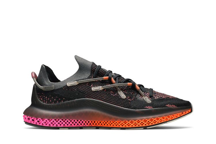 adidas 4D Fusio 'Black Orange Pink' — Core Black/Grey Six/Core Black
