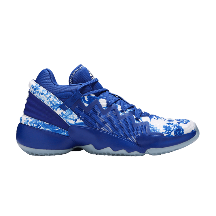 Adidas D.O.N. Issue #2 'Kumu Clouds &amp; Dragon' — Royal Blue/Cloud White/Vivid Red