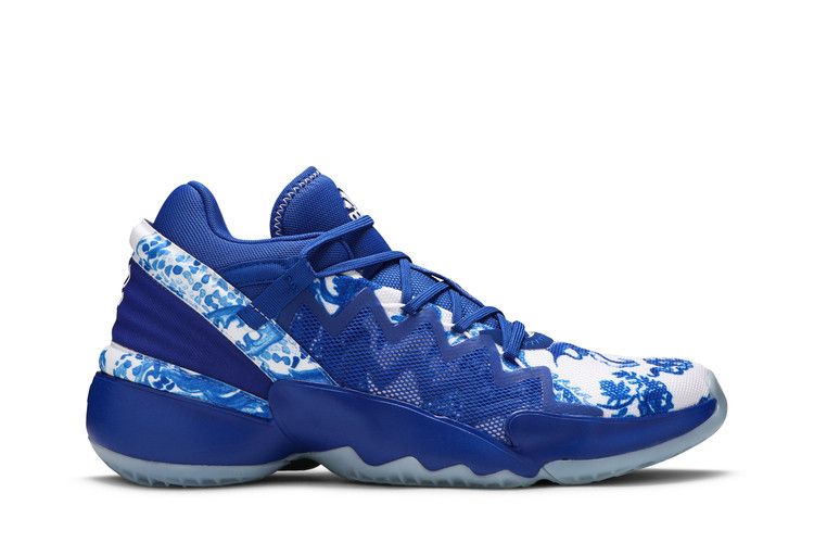 Adidas D.O.N. Issue #2 'Kumu Clouds &amp; Dragon' — Royal Blue/Cloud White/Vivid Red
