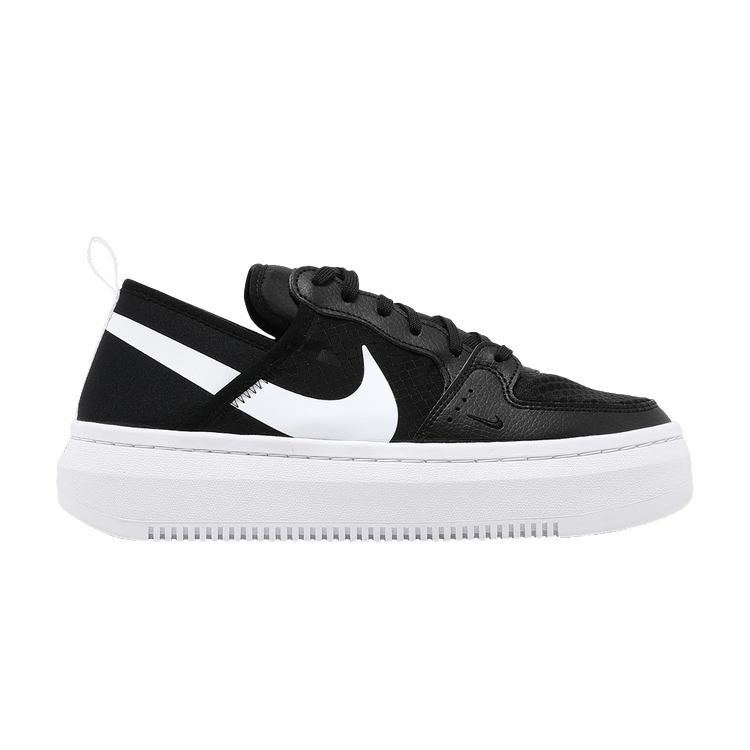 Nike Wmns Court Vision Alta TXT 'Black White' — Black/White